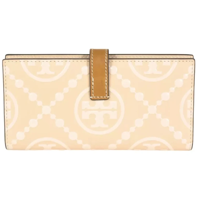 Tory Burch Monogram Zipped Leather Wallet