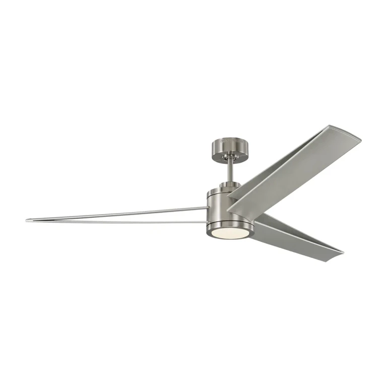 Brushed Steel 60"Ceiling Fan from the Armstrong Collection
