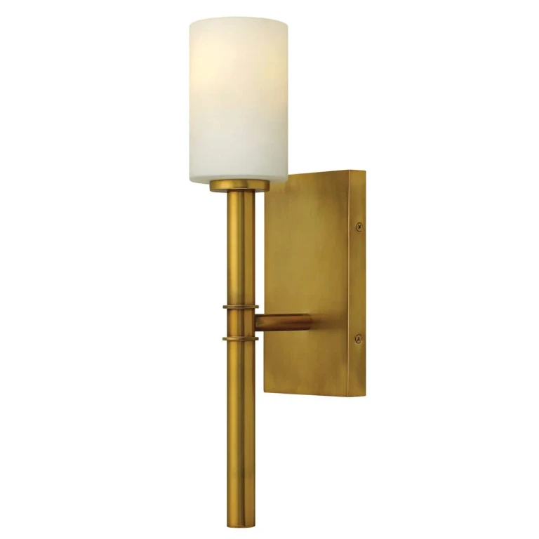 Vintage Brass LED Wall Sconce from the Margeaux Collection
