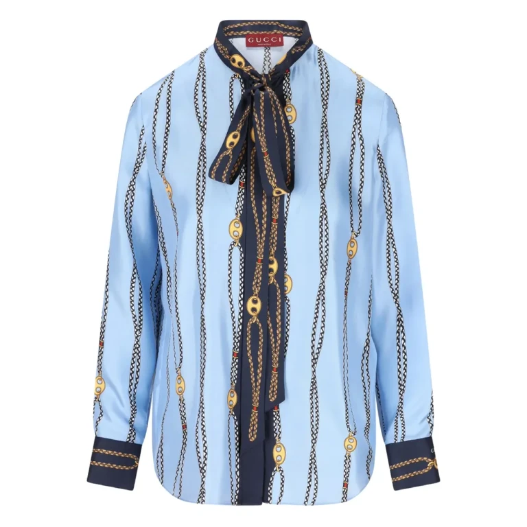 Shirt Woman color Gnawed Blue (856109ZAUK54061)
