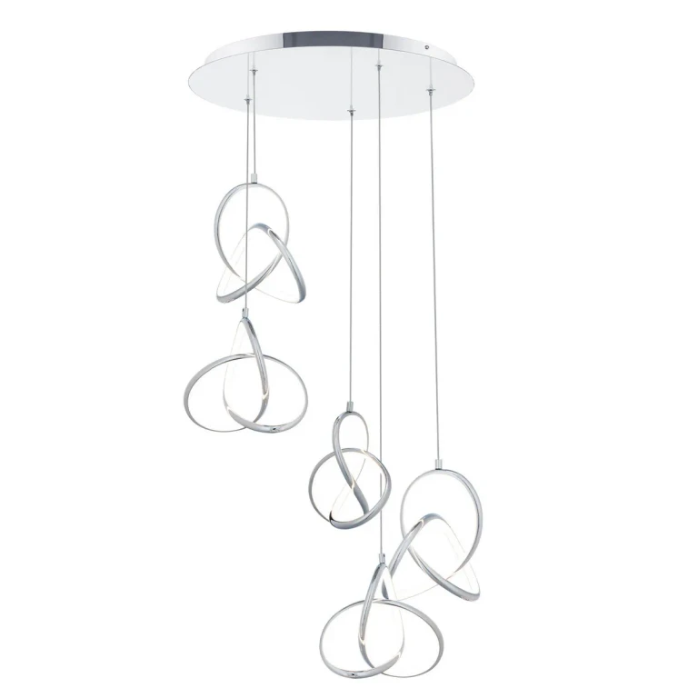 Chrome LED Chandelier from the Vornado Collection