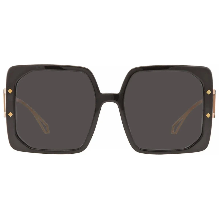 Bvlgari Dark Grey Square Ladies Sunglasses BV8254 501/87 55