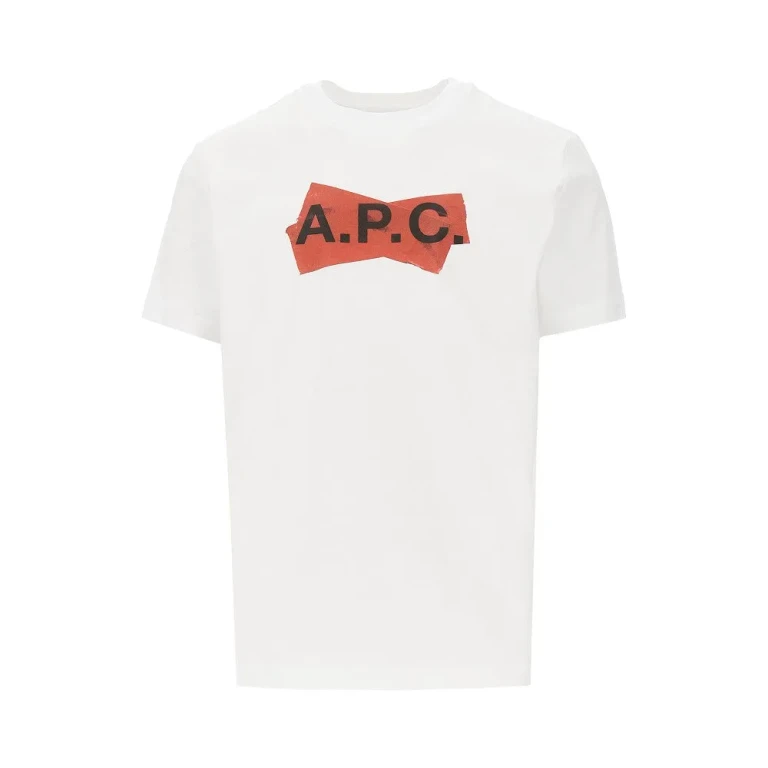 A.P.C. 테이프 로고 프린트 티셔츠 남성용 M