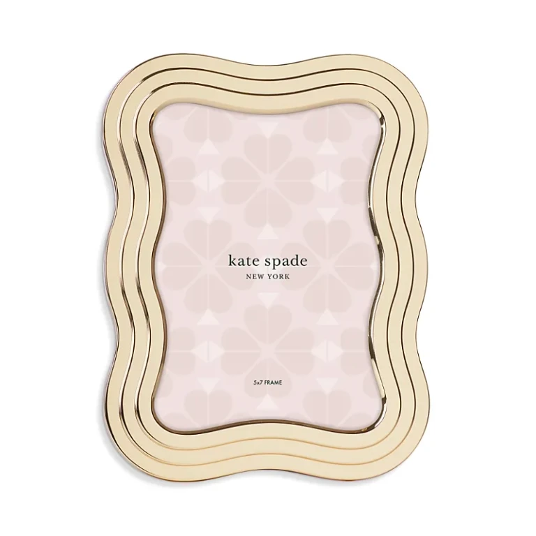 kate spade new york South Street Gold Wavy Frame, 5 x 7