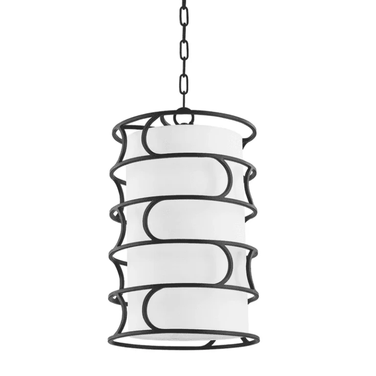 Troy Reedley 3-Light Pendant Light in Forged Iron