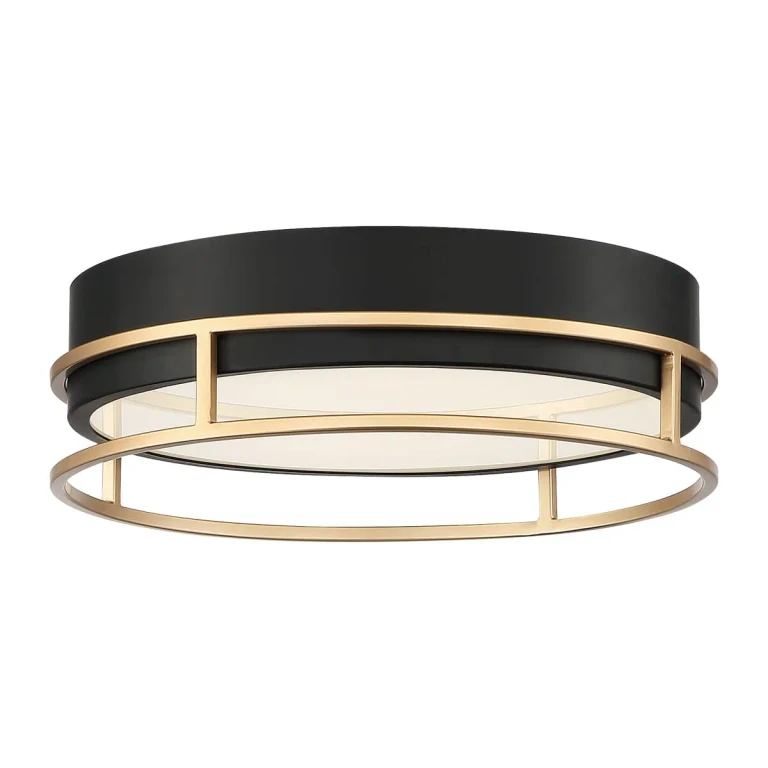 Gold LED Flushount from the Grafice Collection