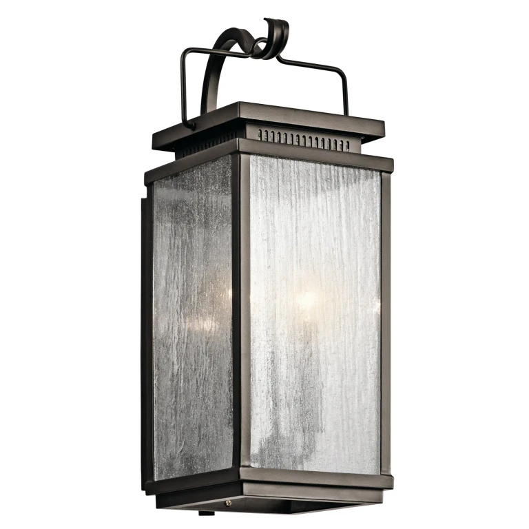 Manningham 2-Light 18.75" Outdoor Medium Wall in Olde Bronze