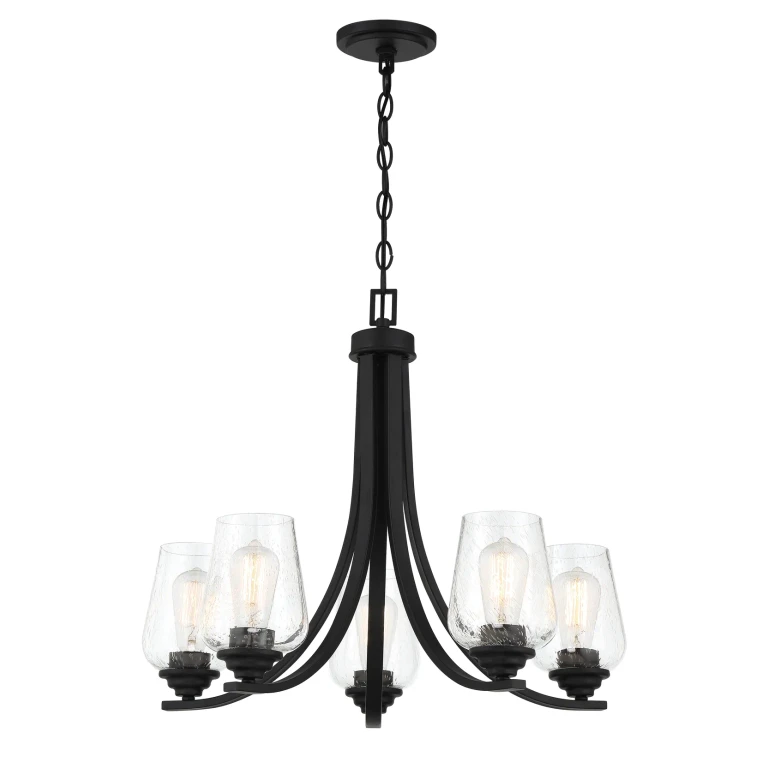 Shyloh 5-Light Chandelier in Coal
