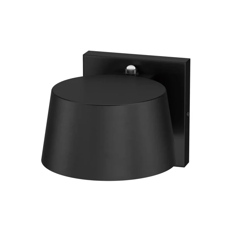 Black LED Outdoor Wall Lantern from the Gateway Collection