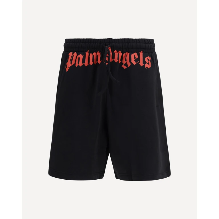 PALM ANGELS Waist logo Sweatshorts Male S
