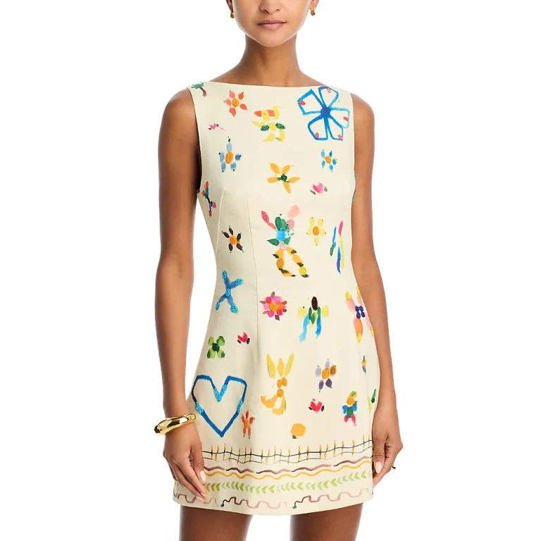 Alemais Sidi Beaded Mini Dress