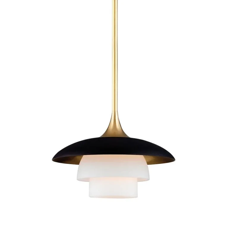 Barron 6" Pendant Light in Aged Brass