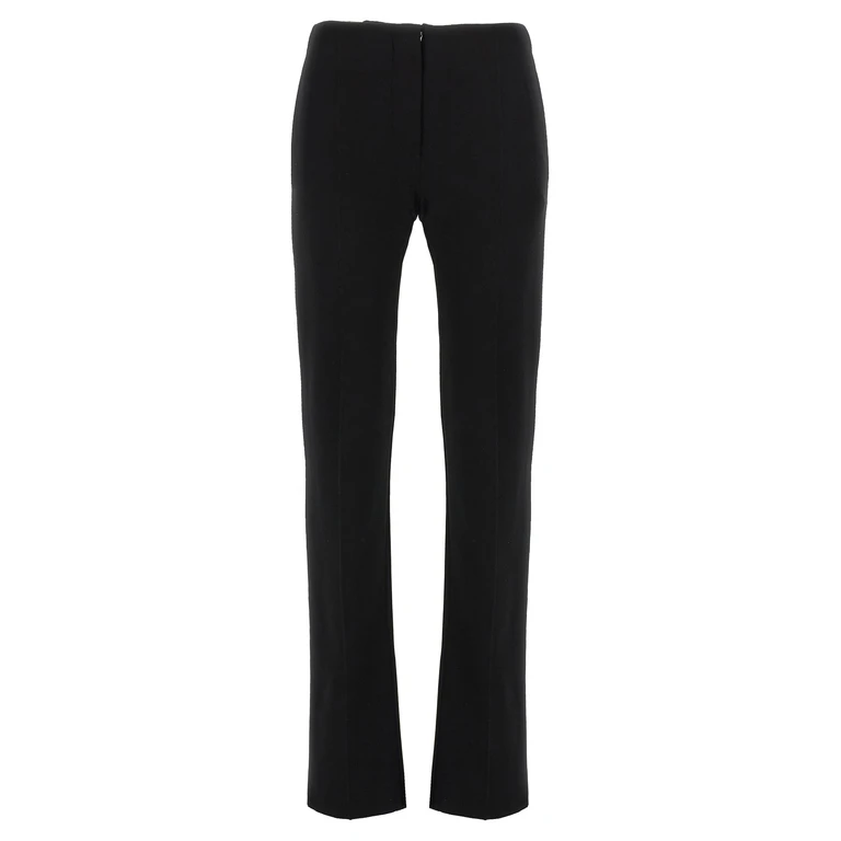 Sportmax Black Viscose Casual Pants - Women