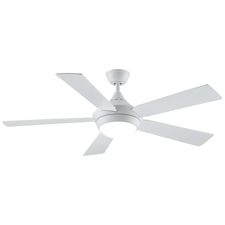 Fanimation Celano V2 52" LED Indoor Ceiling Fan in Matte White with Opal Frosted Glass - FP8062BMW