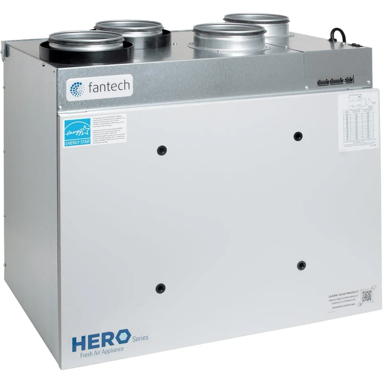Fantech HERO 250H-EC 263 CFM Heat Recovery Ventilator w/EC Motor