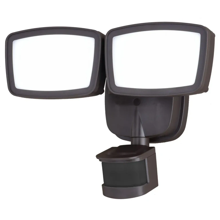 Bronze LED Outdoor Motion Sensor Security Flood Light from the Outdoor Security Collection