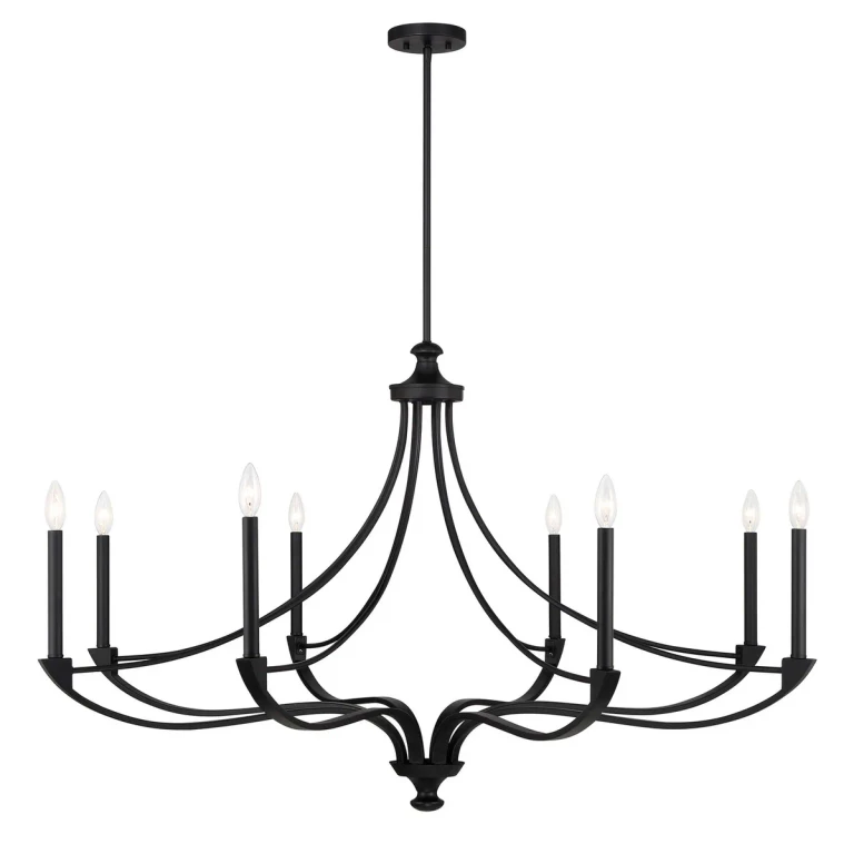 Preserve 8-Light Chandelier in Matte Black