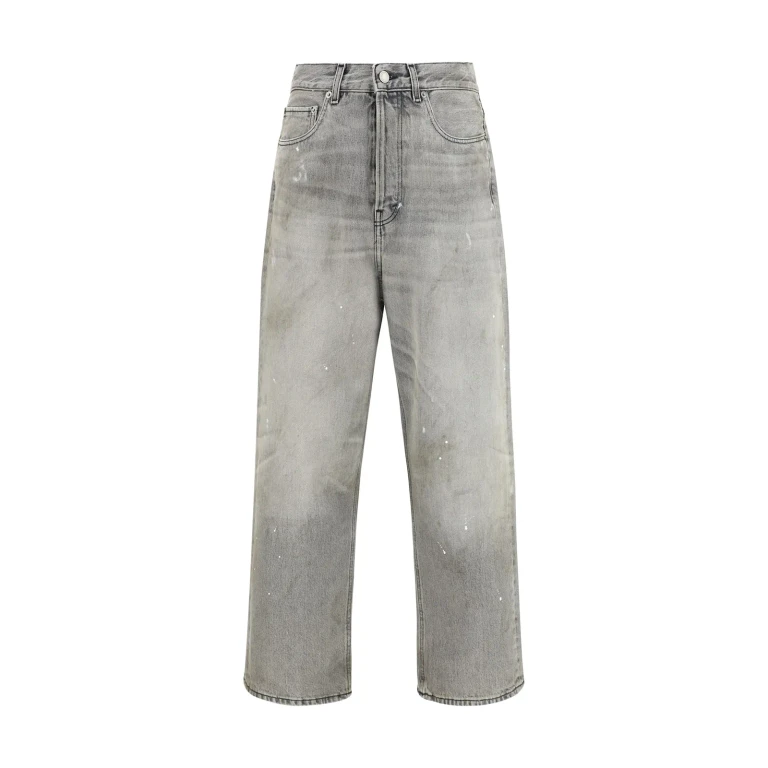 Haikure Grey Straight-leg Jeans