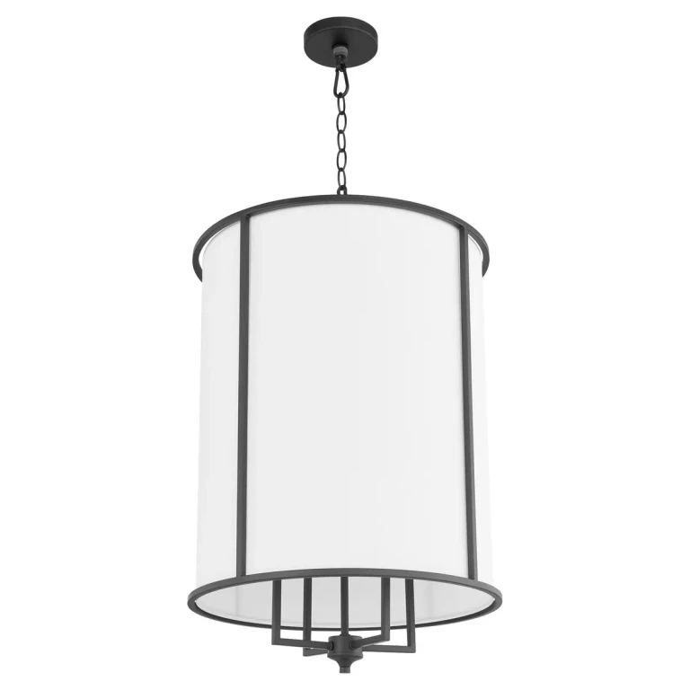 Matte Black Four Light Entry from the Eldorado Collection