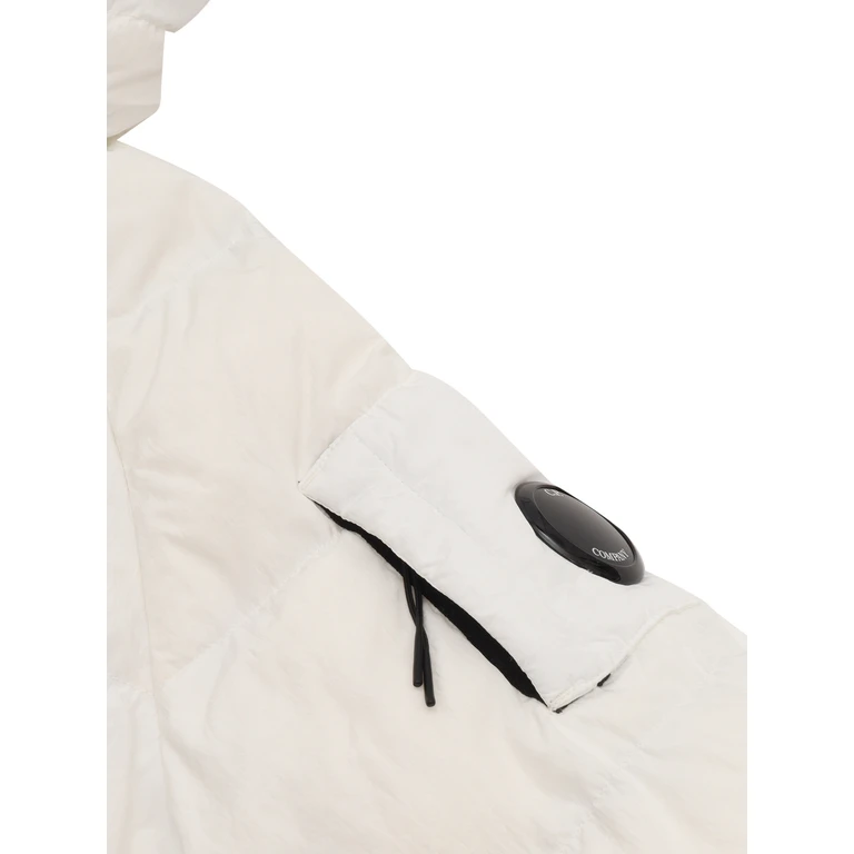 Cp Company Kids Jacket White Polyamide