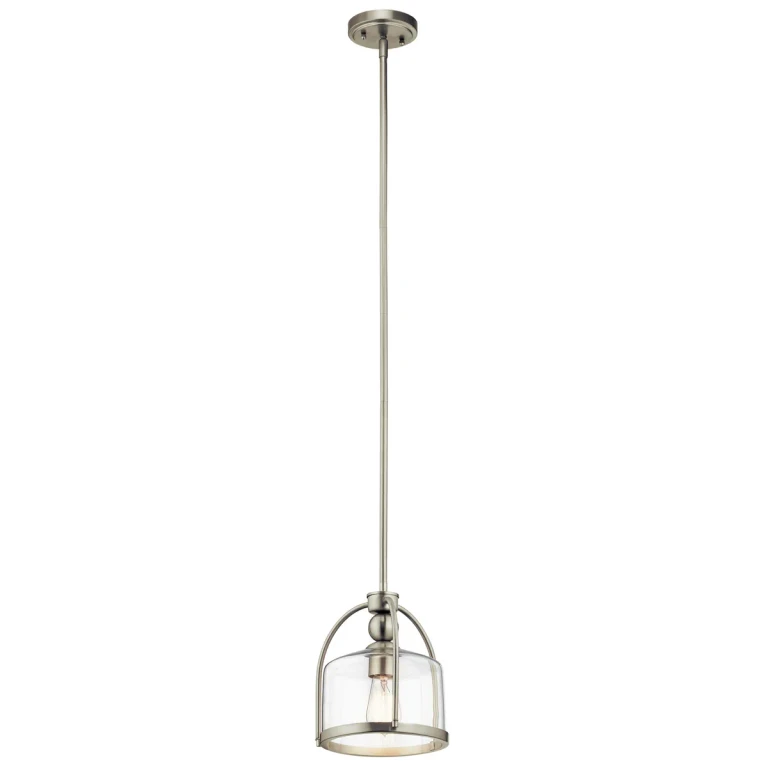 Mini Pendant 1-Light in Brushed Nickel
