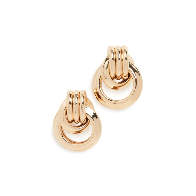 Kenneth Jay Lane 1 1/4 Polished Gold Love Knot Doorknock Polished Gold One Size