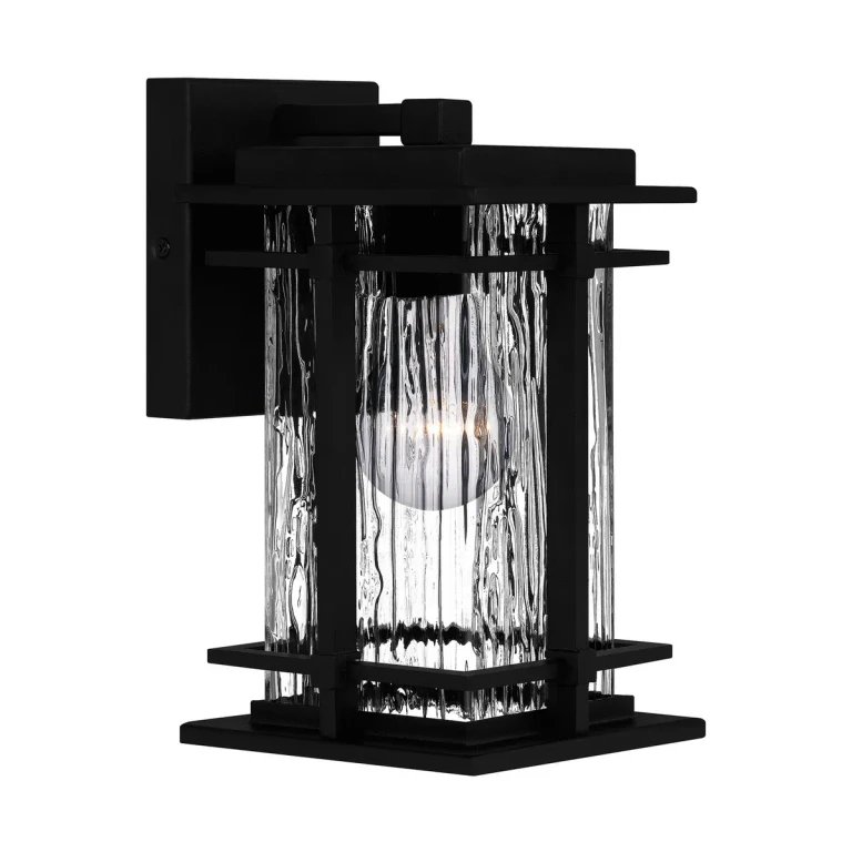 Earth Black One Light Outdoor Wall Mount from the McAlister Collection