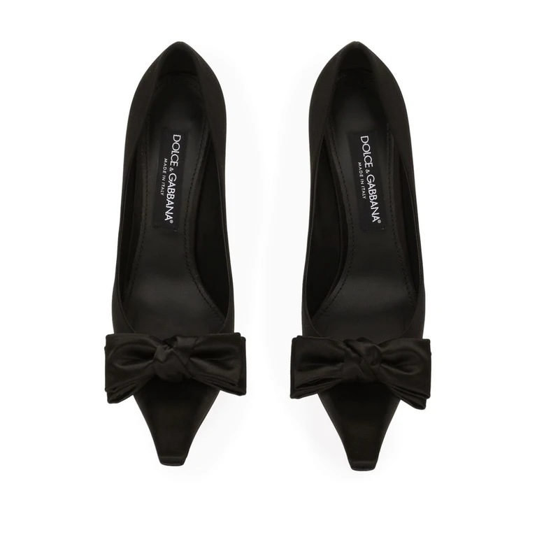 Dolce & Gabbana With Heel Black Silk - Women