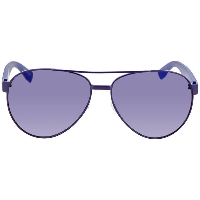 Lacoste Purple Pilot Unisex Sunglasses L185S 424 60