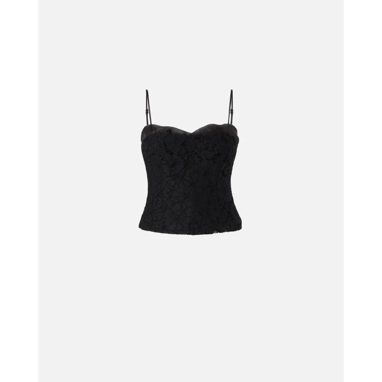 Pinko Spitzen-Bustier-Top