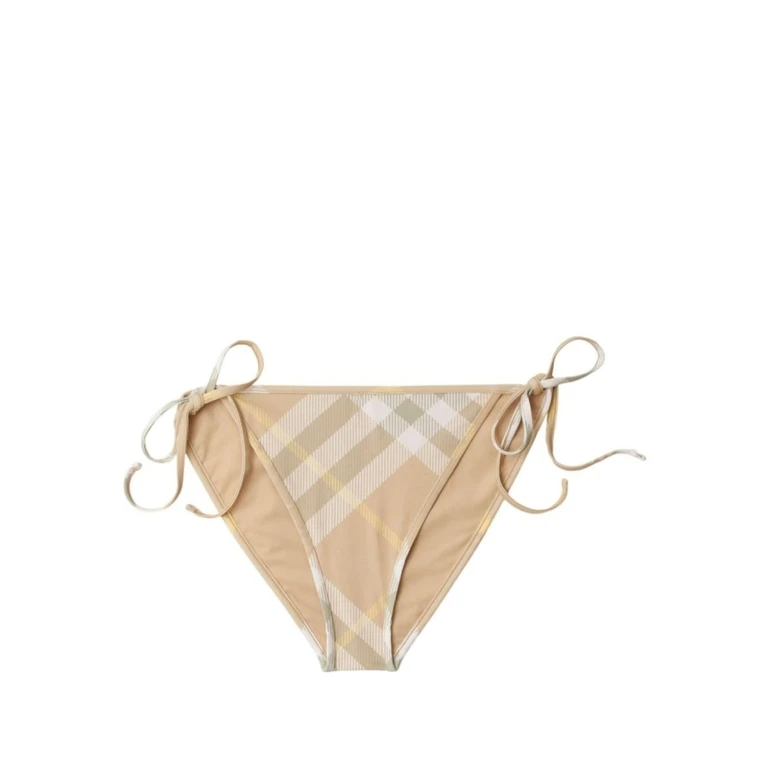 Burberry All-Over Check Print Bikini Bottom