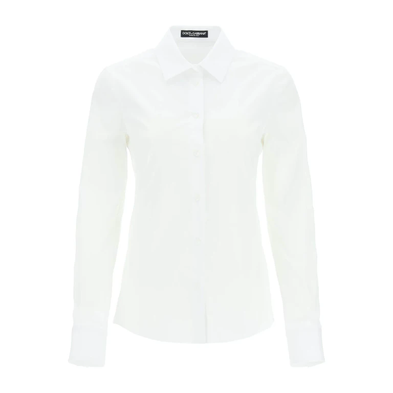 DOLCE & GABBANA Stretch poplin Gold Fit Shirt Man 40