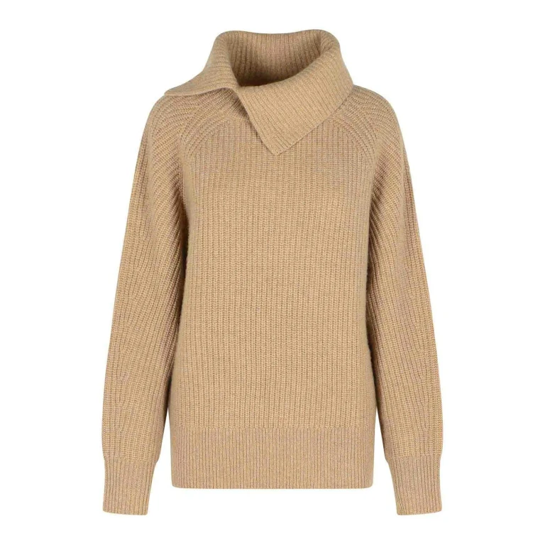 Loulou Studio Pull Col Rond - Beige