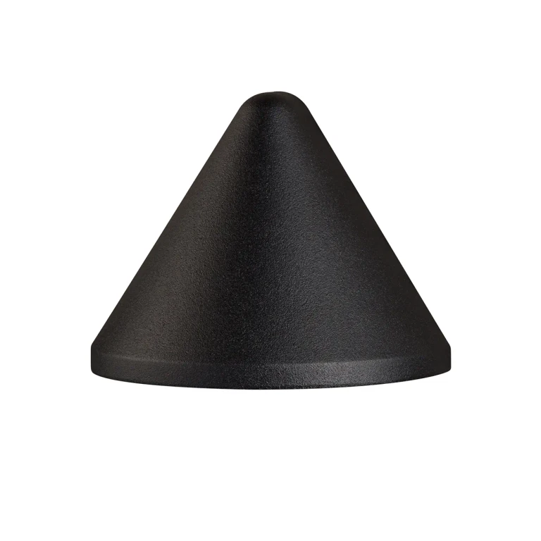 Fundamentals 3000K LED Deck Light in Textured Black