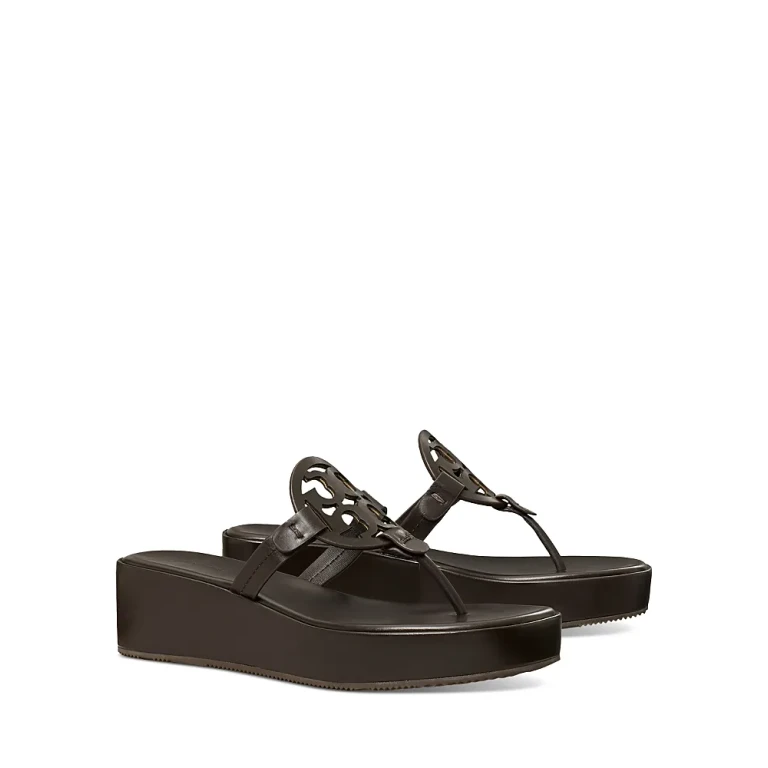 Tory Burch 女士 Miller 坡跟凉鞋