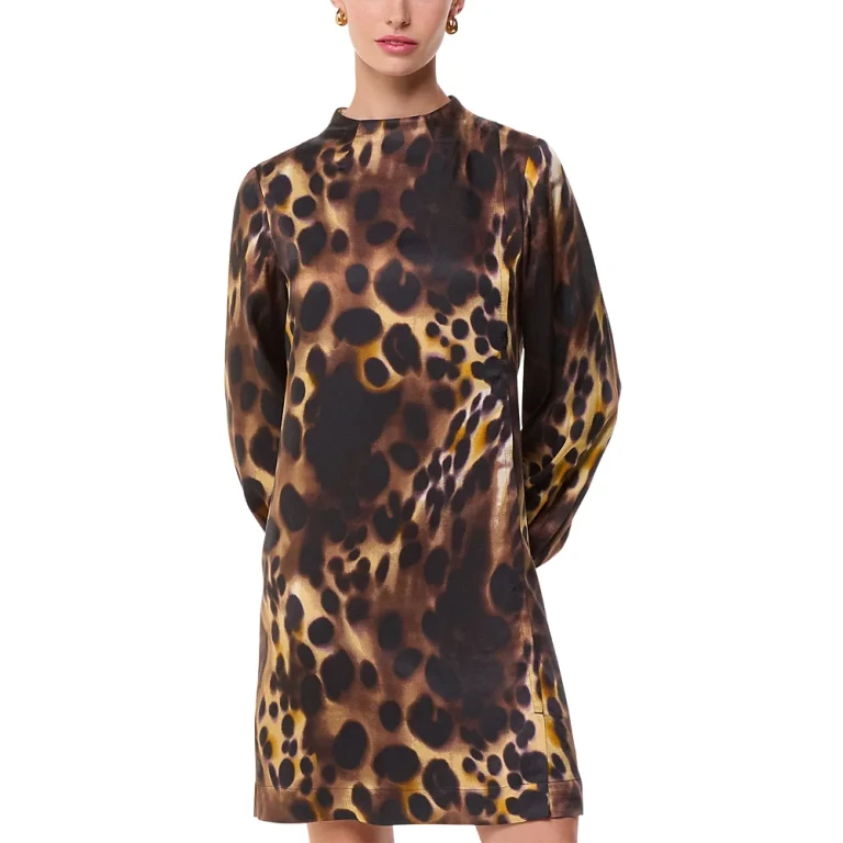 Whistles Misty Leopard Print Cleo Dress