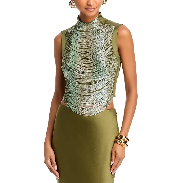 Cult Gaia Embellished Top