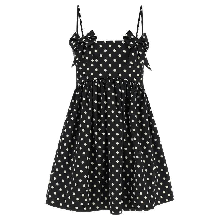 Alessandra Rich Polka Dot Dress