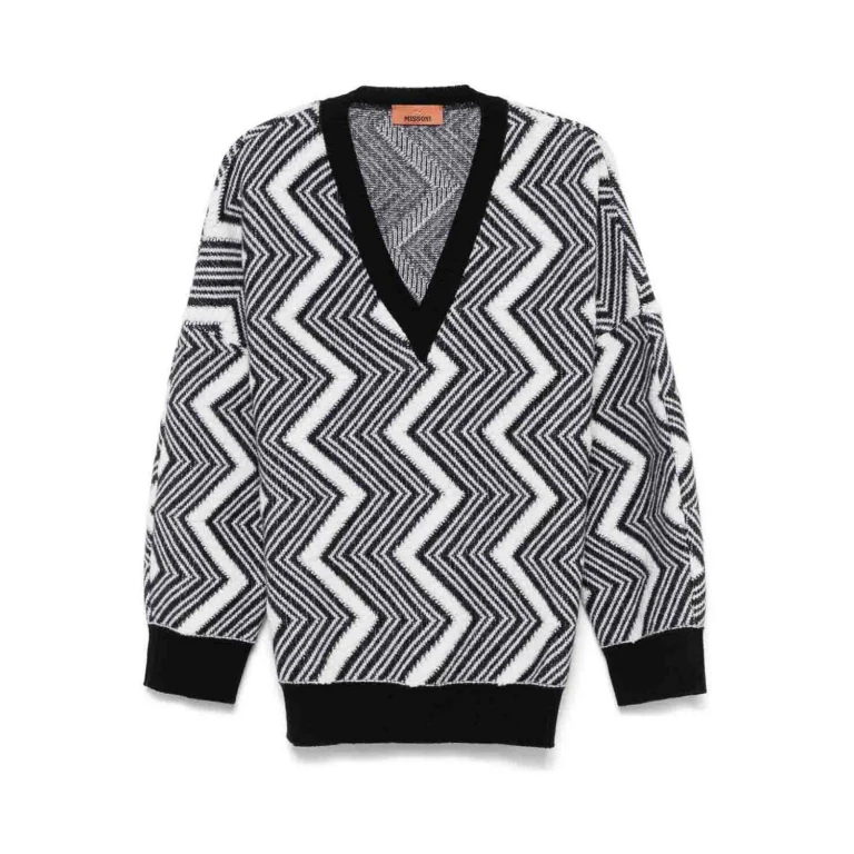 Missoni Pull Col Rond - Blanc