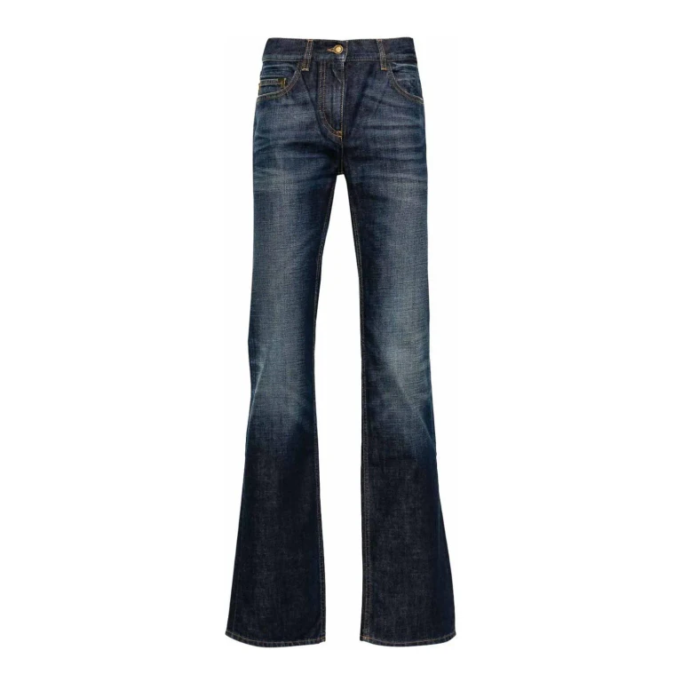 Jeans in denim blu scuro Palm Angels
