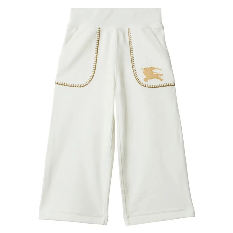 Burberry Kids EKD Aubrey Cotton Track Pants