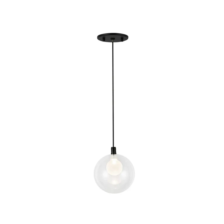 Black LED Pendant from the Bolla Collection