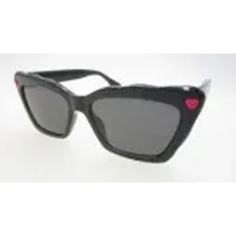 Betsey Johnson Smoke Cat Eye Ladies Sunglasses 10266329.CGR BLKSMK