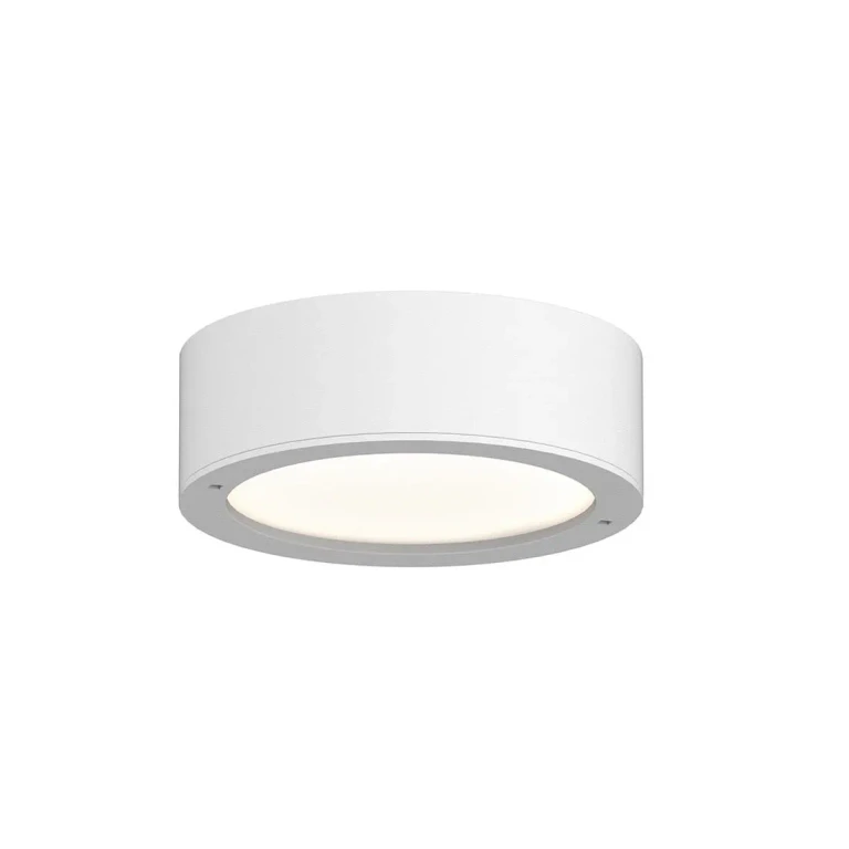 REALS 5" Optical Acrylic LED Flush Mount in Textured White