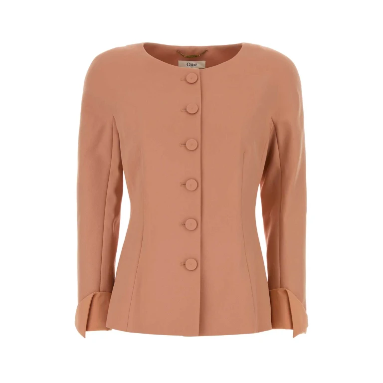 Chloé Antiqued Pink Wool Blazer