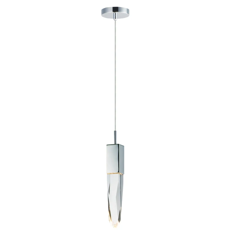 ET2 Lighting Quartz 17.25" LED Mini Pendant in Polished Chrome