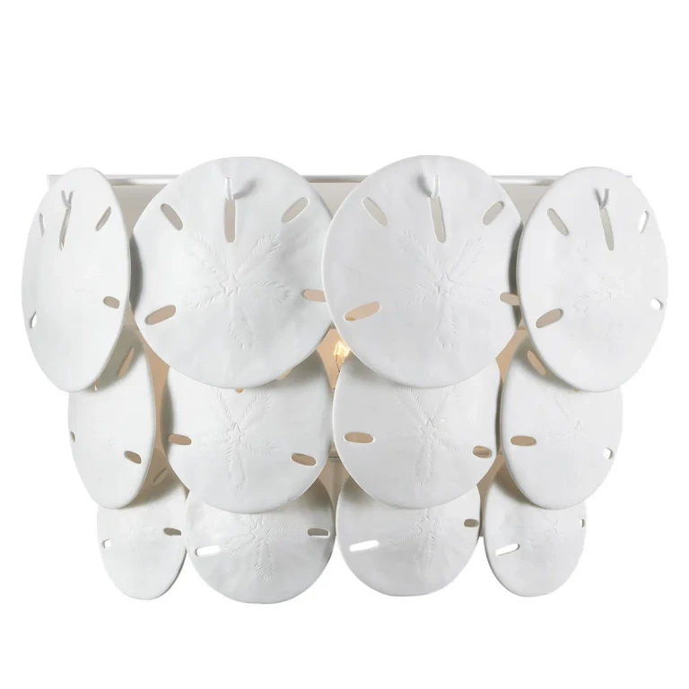 Sugar White Wall Sconce from the Marjorie Skouras Collection