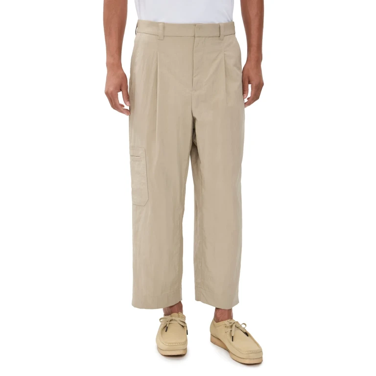 Maison Kitsuné 百褶工装裤 Tea Leaf 40码