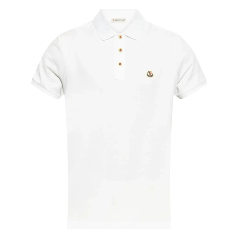 Moncler Polo-Shirt mit Logo-Applikation