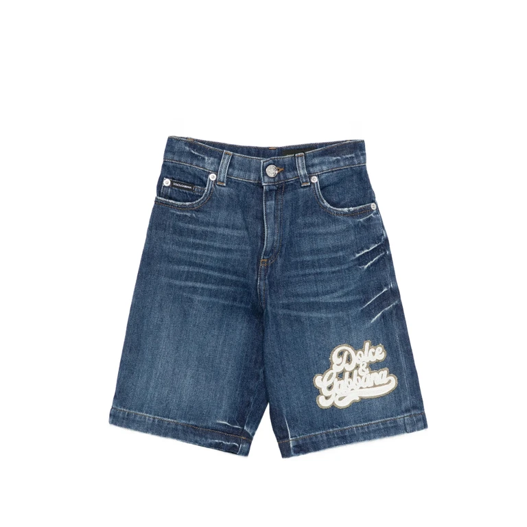 Dolce & Gabbana Kids Bermuda Multicolour Short